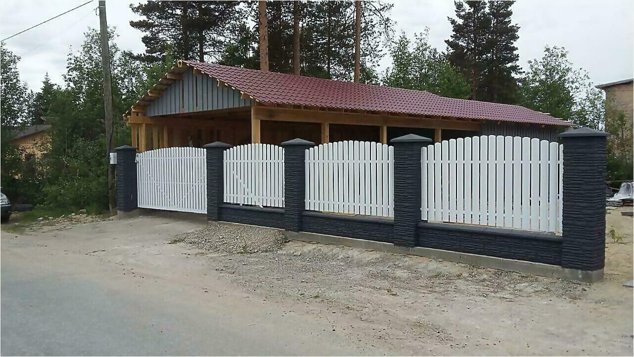 забор из штакетника 85м фото1 в Димитровграде
